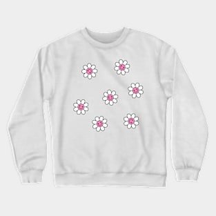 Flower Smiles Pink So Cute Crewneck Sweatshirt